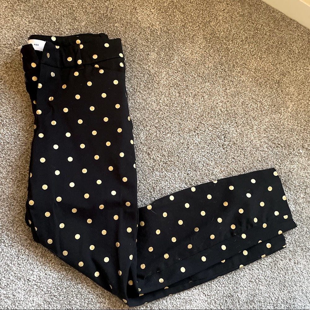 Gold Polka Dot Pant